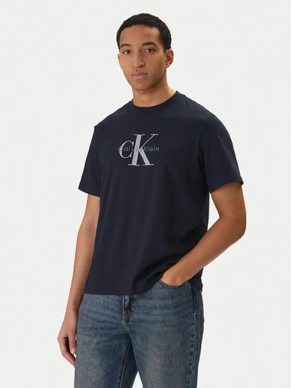 Calvin Klein Jeans Calvin Klein Jeans T-shirt Hero Monologo LV04RB862G Tamnoplava Regular Fit