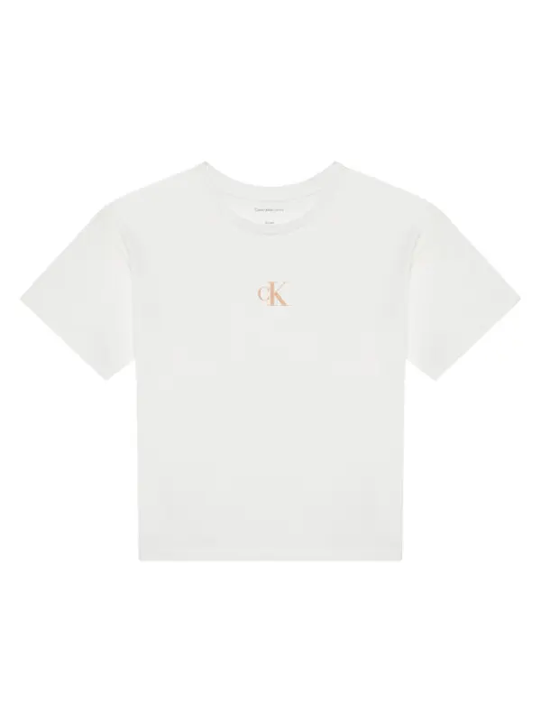 Calvin Klein Jeans Calvin Klein Jeans T-shirt IG0IG02136 Bijela Boxy Fit
