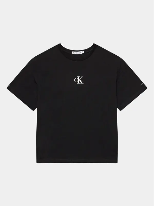 Calvin Klein Jeans Calvin Klein Jeans T-shirt IG0IG02136 Crna Boxy Fit