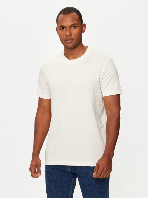 Calvin Klein Jeans Calvin Klein Jeans T-shirt Institutional J30J326402 Écru Regular Fit