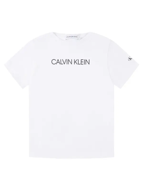 Calvin Klein Jeans Calvin Klein Jeans T-shirt Institutional SS IB0IB00347 Bijela Regular Fit
