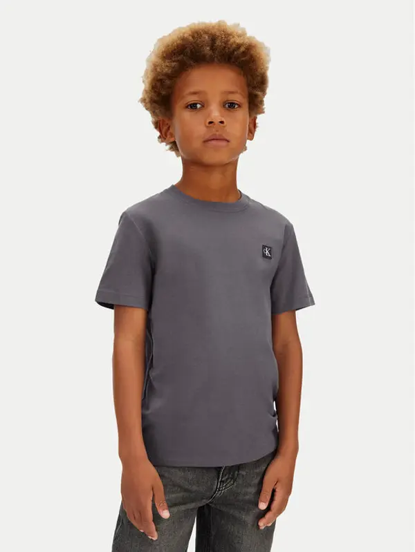 Calvin Klein Jeans Calvin Klein Jeans T-shirt IU0IU00543 Siva Regular Fit