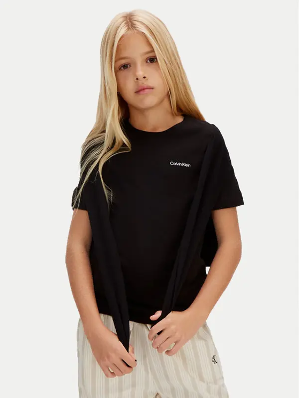 Calvin Klein Jeans Calvin Klein Jeans T-shirt IU0IU00683 Crna Regular Fit