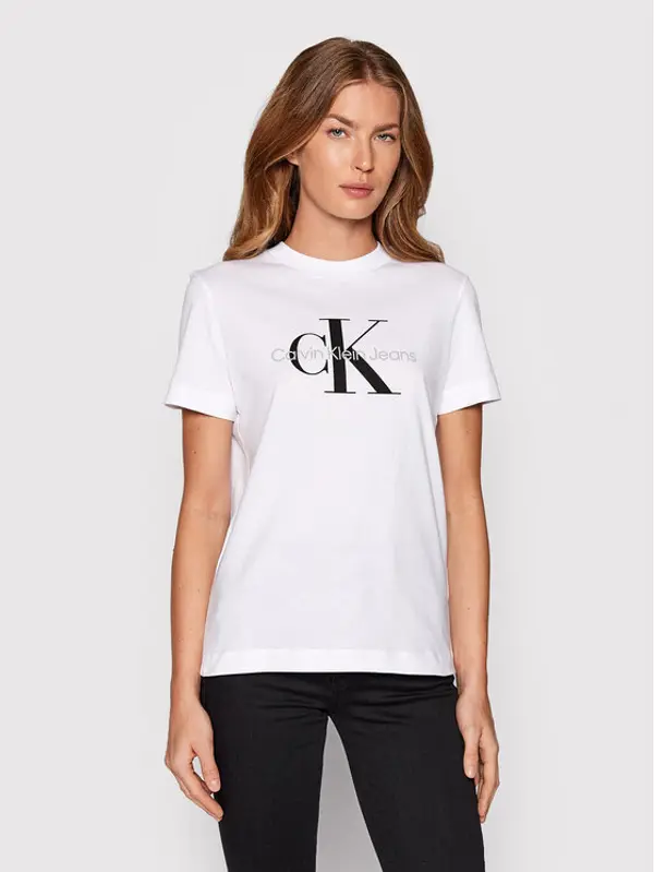 Calvin Klein Jeans Calvin Klein Jeans T-shirt J20J219142 Bijela Regular Fit