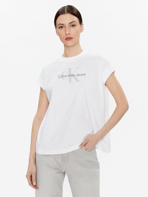 Calvin Klein Jeans Calvin Klein Jeans T-shirt J20J220717 Bijela Relaxed Fit