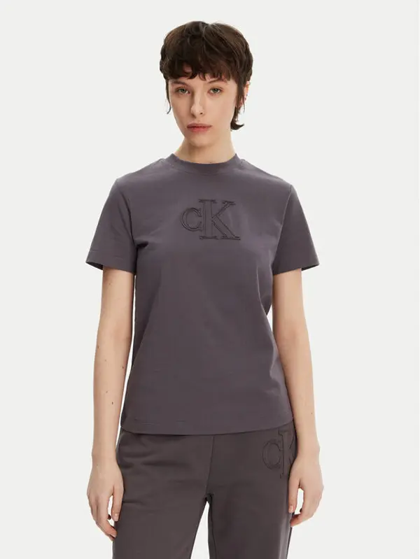 Calvin Klein Jeans Calvin Klein Jeans T-shirt J20J225256 Siva Regular Fit