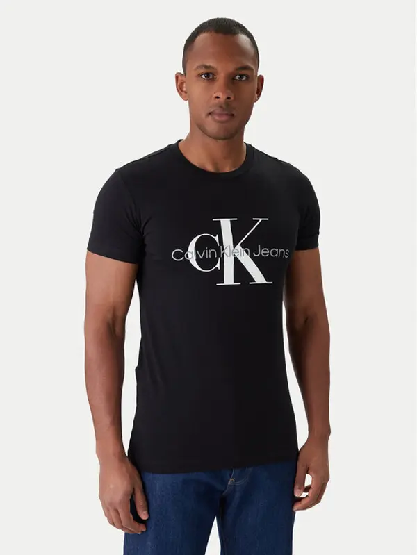 Calvin Klein Jeans Calvin Klein Jeans T-shirt J30J320935 Crna Slim Fit