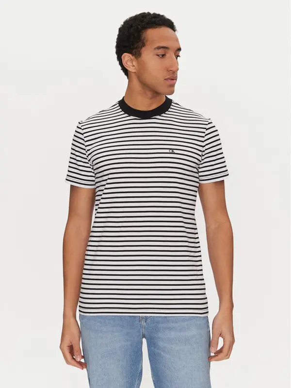 Calvin Klein Jeans Calvin Klein Jeans T-shirt J30J326683 Crna Regular Fit
