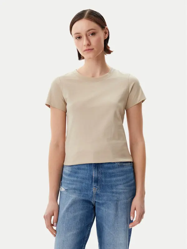 Calvin Klein Jeans Calvin Klein Jeans T-shirt Logo J20J225540 Bež Regular Fit
