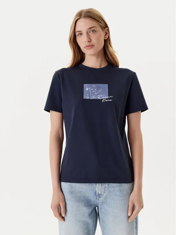 Calvin Klein Jeans Calvin Klein Jeans T-shirt LV047C855G Tamnoplava Regular Fit