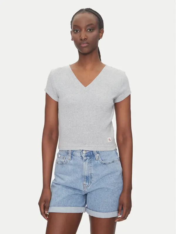 Calvin Klein Jeans Calvin Klein Jeans T-shirt LV047C910G Siva Regular Fit