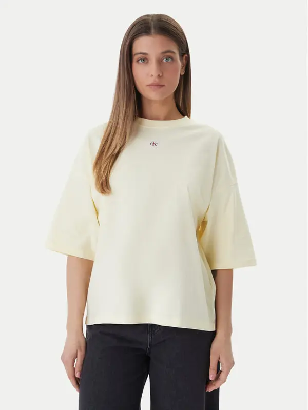 Calvin Klein Jeans Calvin Klein Jeans T-shirt LV047D204G Žuta Oversize