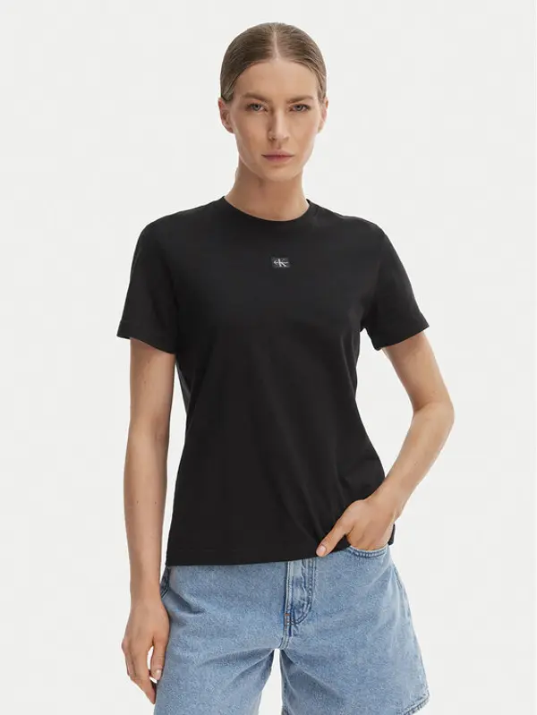 Calvin Klein Jeans Calvin Klein Jeans T-shirt LV047F227G Crna Classic Fit