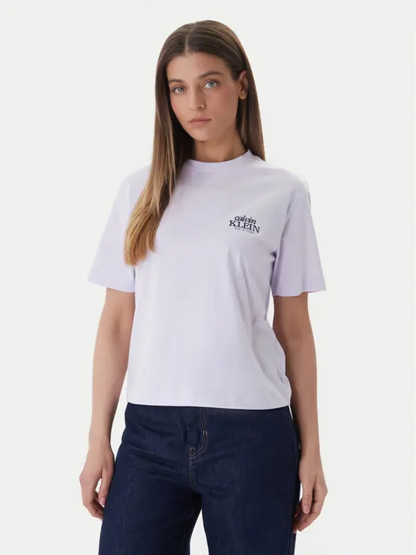Calvin Klein Jeans Calvin Klein Jeans T-shirt LV047F801G Ružičasta Boxy Fit