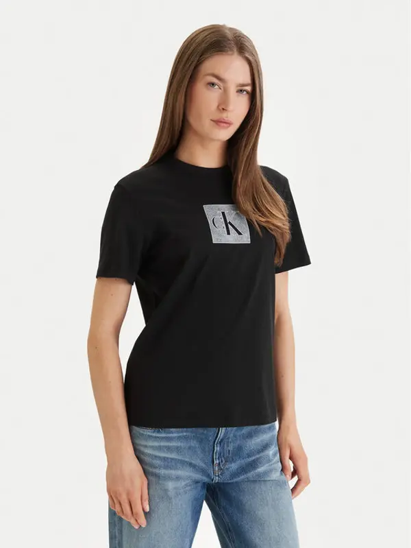 Calvin Klein Jeans Calvin Klein Jeans T-shirt LV047F819G Crna Classic Fit