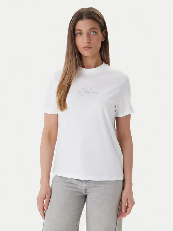 Calvin Klein Jeans Calvin Klein Jeans T-shirt LV047F831G Bijela Regular Fit