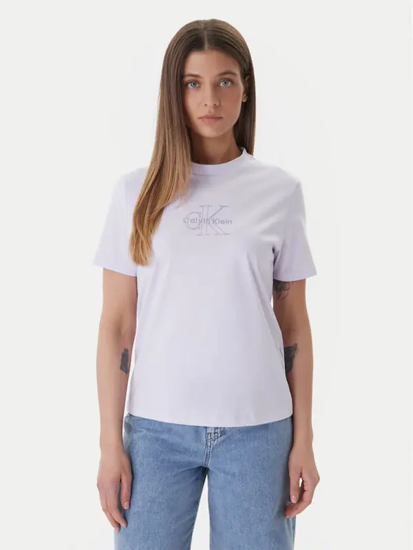 Calvin Klein Jeans Calvin Klein Jeans T-shirt LV047F831G Ružičasta Regular Fit