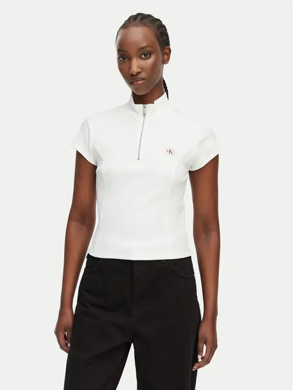 Calvin Klein Jeans Calvin Klein Jeans T-shirt LV047G240G Bijela Slim Fit