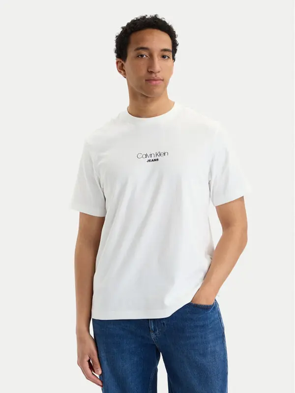 Calvin Klein Jeans Calvin Klein Jeans T-shirt LV04RB824G Bijela Regular Fit