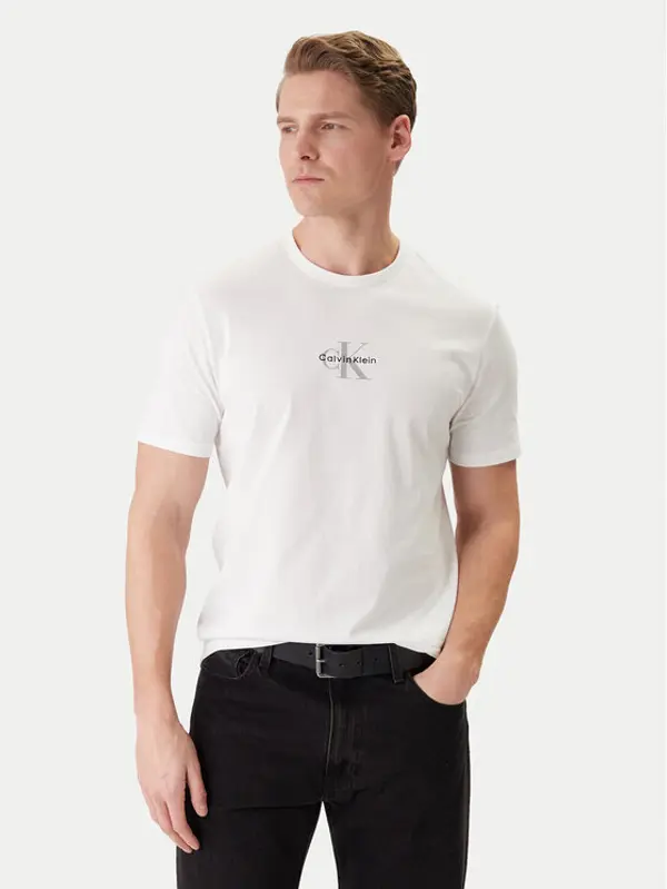 Calvin Klein Jeans Calvin Klein Jeans T-shirt LV04RB866G Bijela Regular Fit
