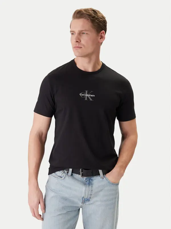 Calvin Klein Jeans Calvin Klein Jeans T-shirt LV04RB866G Crna Regular Fit