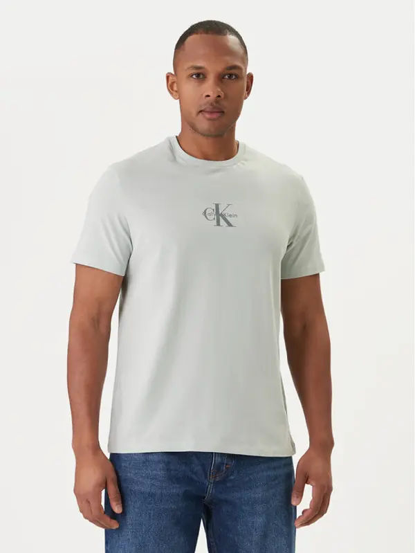 Calvin Klein Jeans Calvin Klein Jeans T-shirt LV04RB866G Zelena Regular Fit