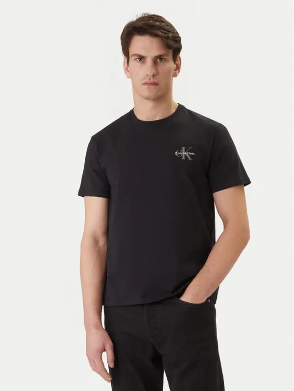 Calvin Klein Jeans Calvin Klein Jeans T-shirt LV04RF278G Crna Regular Fit
