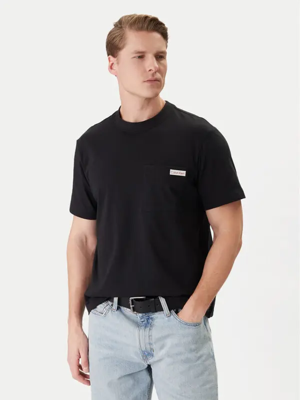 Calvin Klein Jeans Calvin Klein Jeans T-shirt LV04RF280G Crna Regular Fit