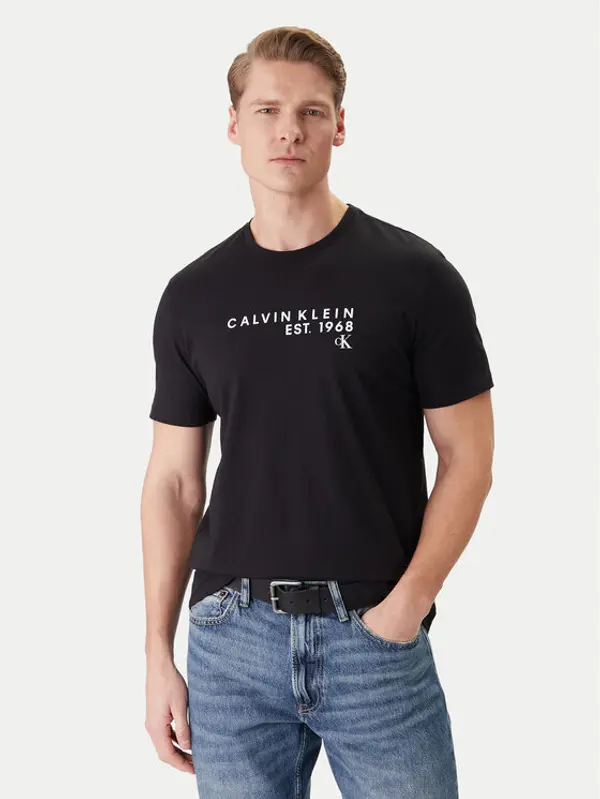 Calvin Klein Jeans Calvin Klein Jeans T-shirt LV04RF800G Crna Classic Fit