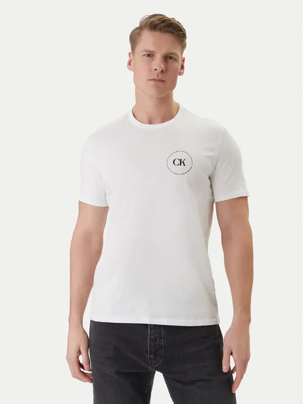 Calvin Klein Jeans Calvin Klein Jeans T-shirt LV04RF801G Bijela Regular Fit