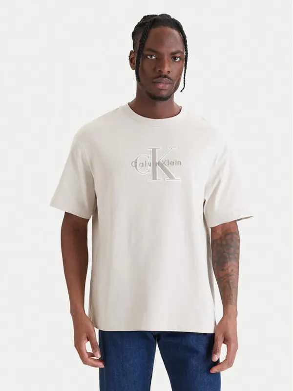 Calvin Klein Jeans Calvin Klein Jeans T-shirt LV04RF819G Bež Regular Fit