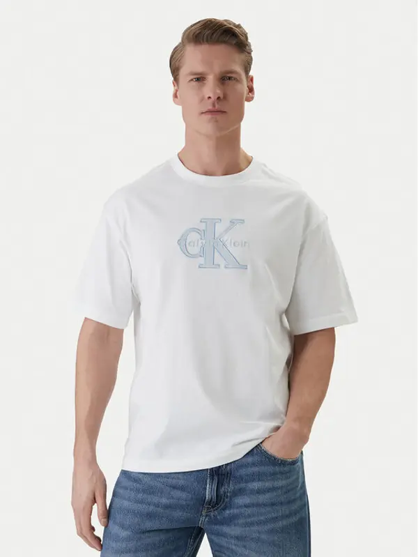 Calvin Klein Jeans Calvin Klein Jeans T-shirt LV04RF819G Bijela Regular Fit