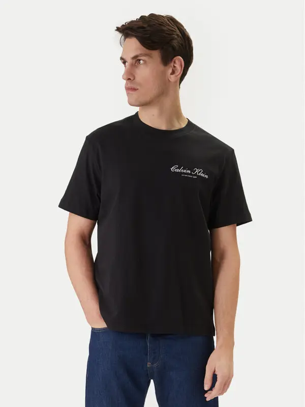 Calvin Klein Jeans Calvin Klein Jeans T-shirt LV04RF822G Crna Regular Fit