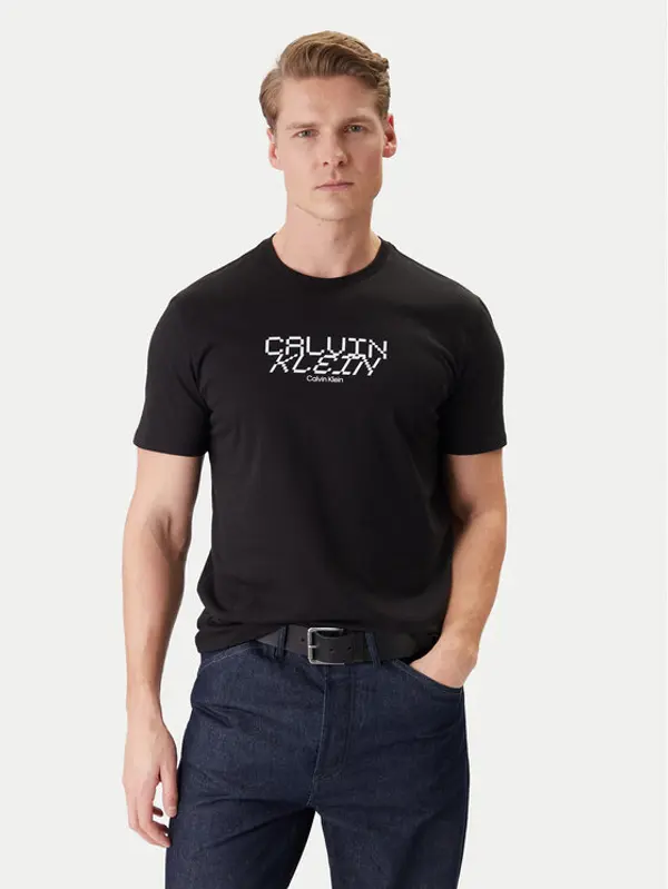 Calvin Klein Jeans Calvin Klein Jeans T-shirt LV14RE818G Crna Classic Fit