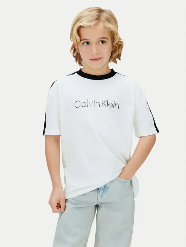 Calvin Klein Jeans Calvin Klein Jeans T-shirt LVCKSJA01B Bijela Regular Fit