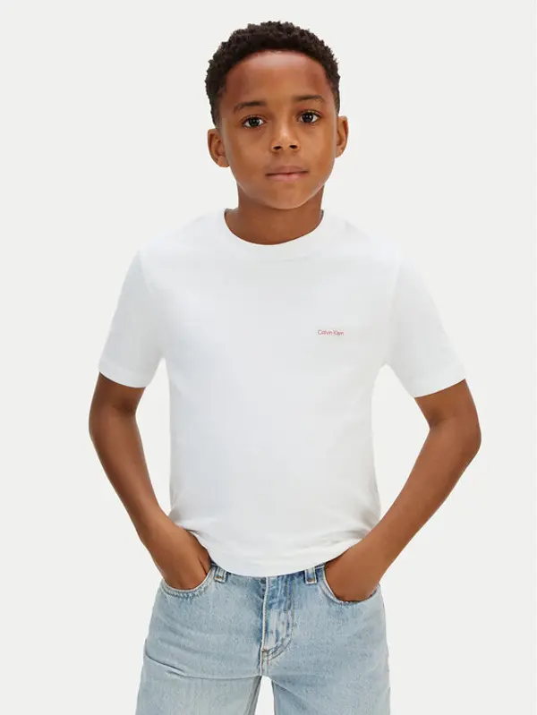 Calvin Klein Jeans Calvin Klein Jeans T-shirt LVCKSJA08B Bijela Regular Fit