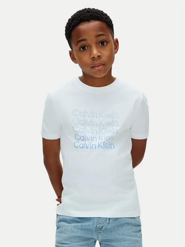 Calvin Klein Jeans Calvin Klein Jeans T-shirt LVCKSJA10B Bijela Regular Fit