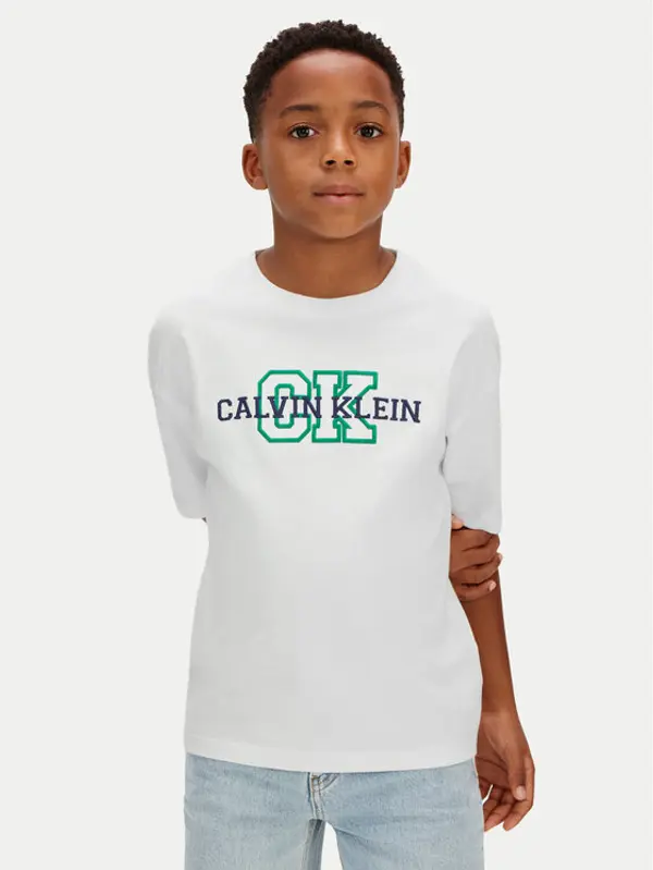 Calvin Klein Jeans Calvin Klein Jeans T-shirt LVCKSJA11B Bijela Regular Fit
