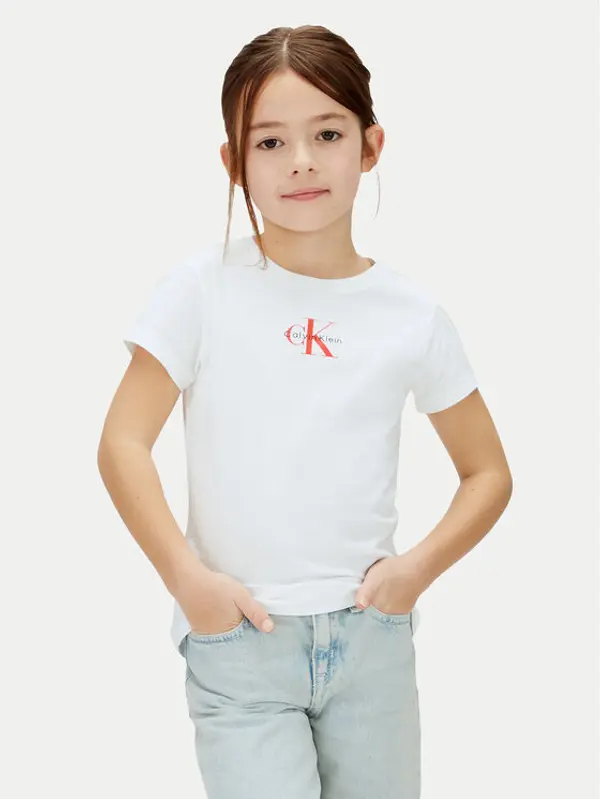 Calvin Klein Jeans Calvin Klein Jeans T-shirt LVCKSJA15G Bijela Regular Fit