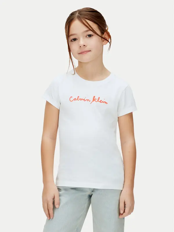 Calvin Klein Jeans Calvin Klein Jeans T-shirt LVCKSJA17G Bijela Regular Fit