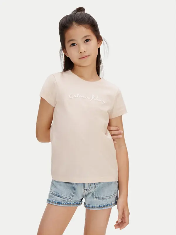 Calvin Klein Jeans Calvin Klein Jeans T-shirt LVCKSJA17G Ružičasta Regular Fit