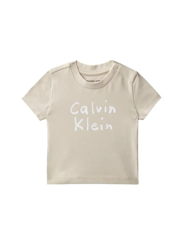 Calvin Klein Jeans Calvin Klein Jeans T-shirt LVCKSJA52B Bež Regular Fit