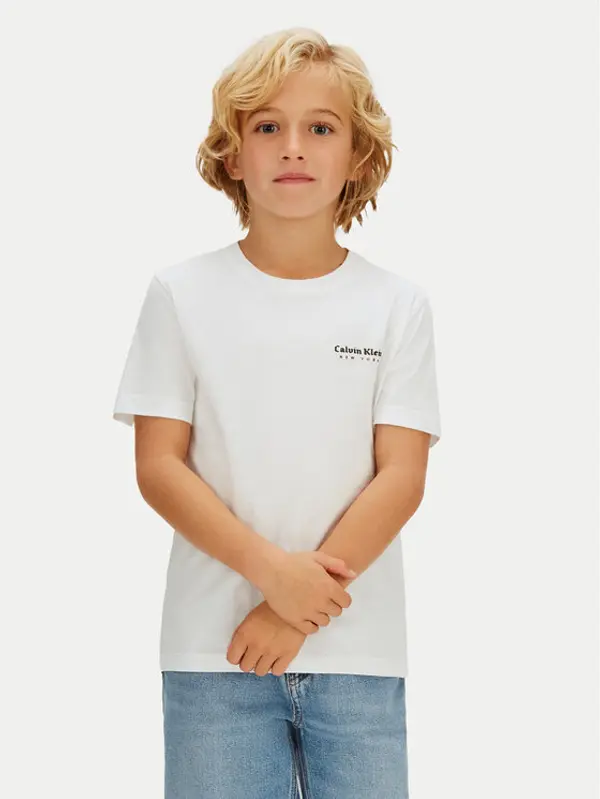 Calvin Klein Jeans Calvin Klein Jeans T-shirt Minimal Logo IB0IB02608 Bijela Regular Fit