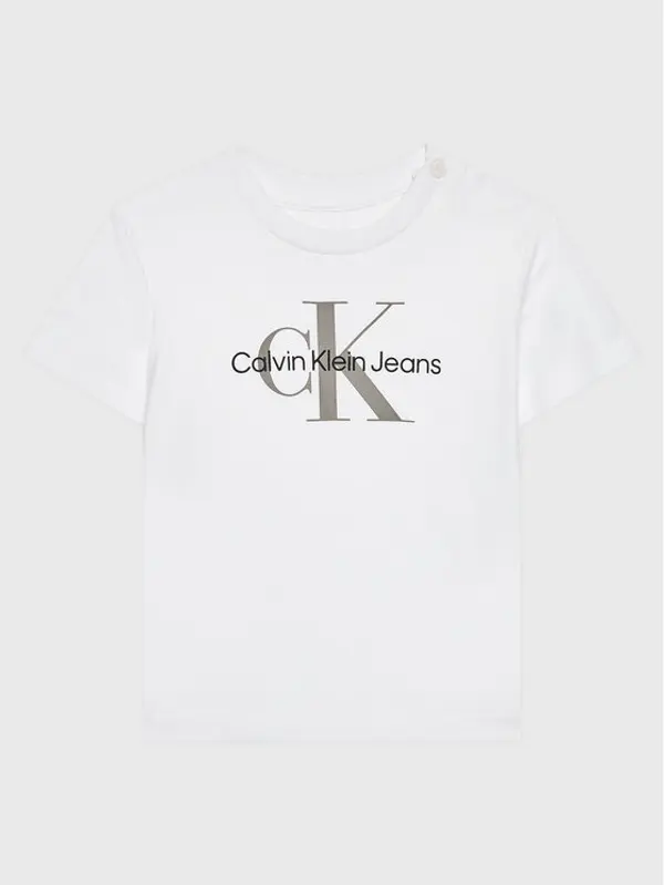Calvin Klein Jeans Calvin Klein Jeans T-shirt Monogram IN0IN00001 Bijela Regular Fit