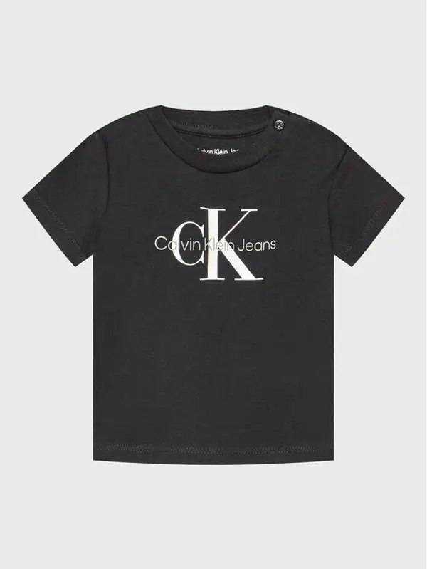 Calvin Klein Jeans Calvin Klein Jeans T-shirt Monogram IN0IN00001 Crna Regular Fit