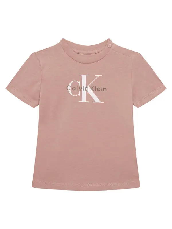 Calvin Klein Jeans Calvin Klein Jeans T-shirt Monogram IN0IN00334 Ružičasta Regular Fit