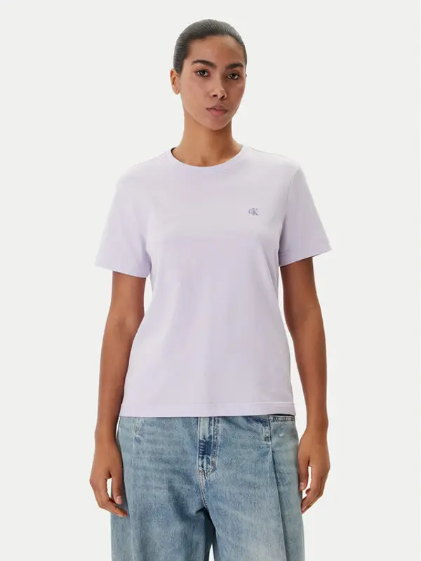 Calvin Klein Jeans Calvin Klein Jeans T-shirt Monogram LV047B224G Ljubičasta Regular Fit