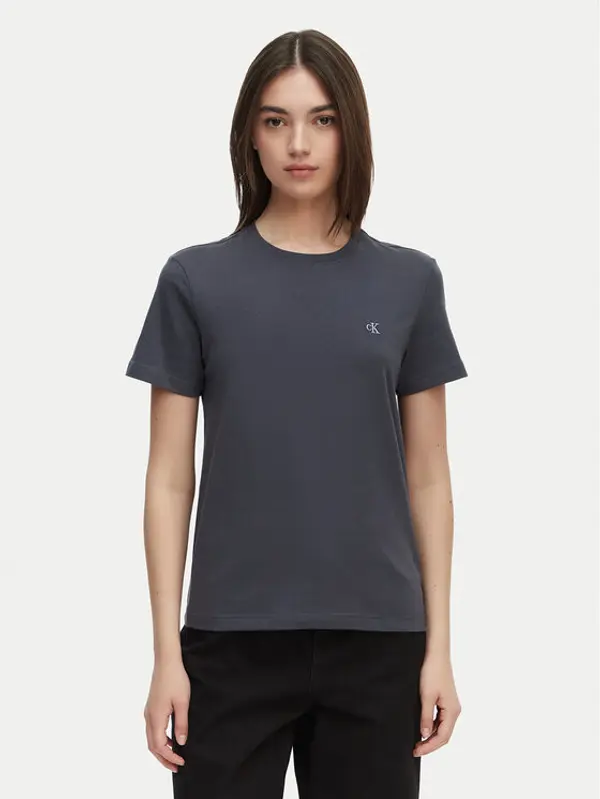 Calvin Klein Jeans Calvin Klein Jeans T-shirt Monogram LV047B224G Tamno siva Regular Fit