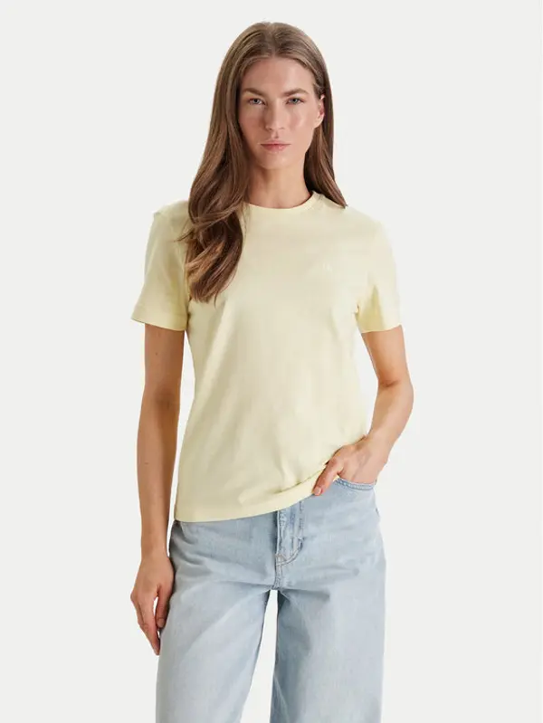 Calvin Klein Jeans Calvin Klein Jeans T-shirt Monogram LV047B224G Žuta Regular Fit