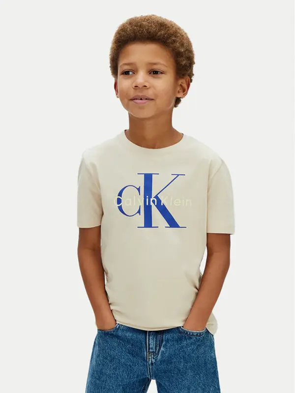 Calvin Klein Jeans Calvin Klein Jeans T-shirt Monologo LV1CKSJA33 Siva Regular Fit